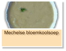 Mechelse bloemkoolsoep