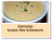 biersoep soupe des brasseurs