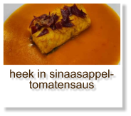 heek in sinaasappel-tomatensaus