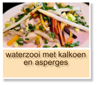 waterzooi met kalkoen en asperges