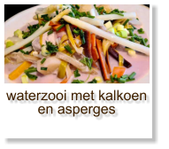 waterzooi met kalkoen en asperges