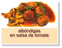 albóndigas en salsa de tomate