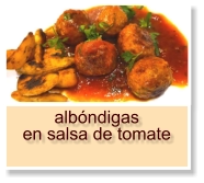 albóndigas en salsa de tomate
