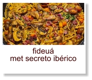 fideuá met secreto ibérico