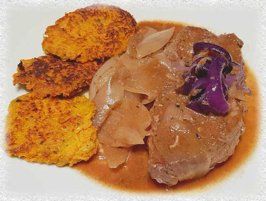 Wiener Zwiebelrostbraten uit de Römertopf