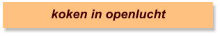 koken in openlucht