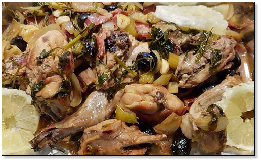 spezzatino di coniglio - konijnenstoofpot