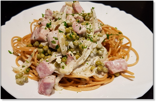 winterse spaghetti met petit salé