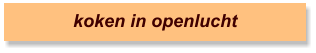 koken in openlucht