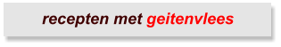 recepten met geitenvlees