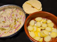 tartiflette met witloof en beenham