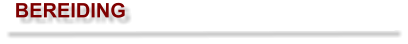 BEREIDING