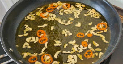 Baskische bacalao al pil pil - voorbereiding