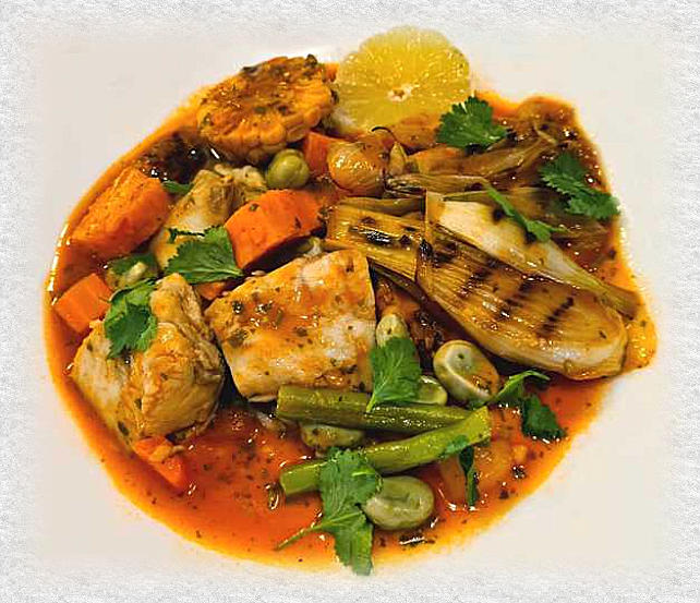 sudado de corvina